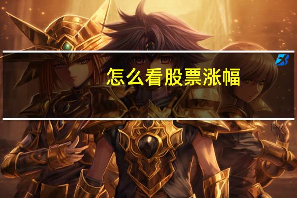 怎么看股票涨幅