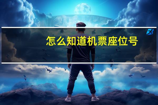 怎么知道机票座位号
