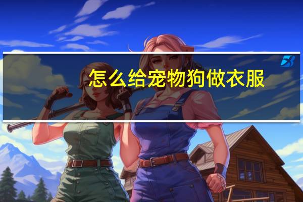 怎么给宠物狗做衣服