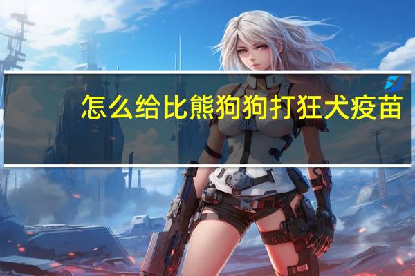 怎么给比熊狗狗打狂犬疫苗