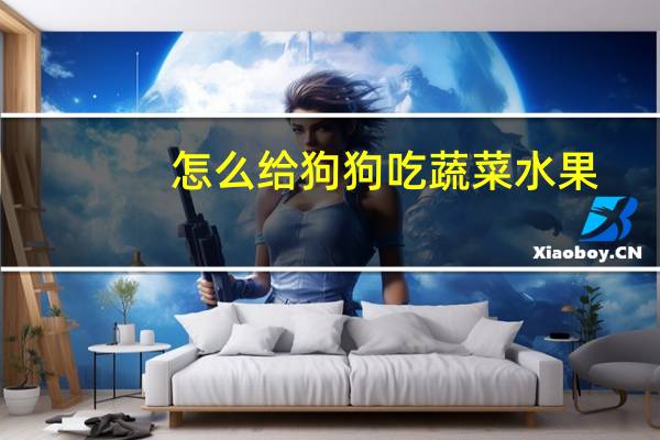 怎么给狗狗吃蔬菜水果