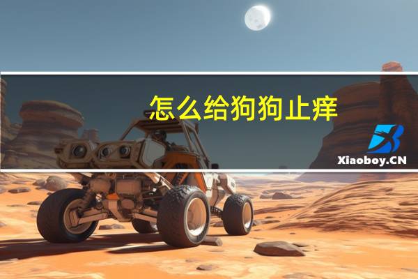 怎么给狗狗止痒