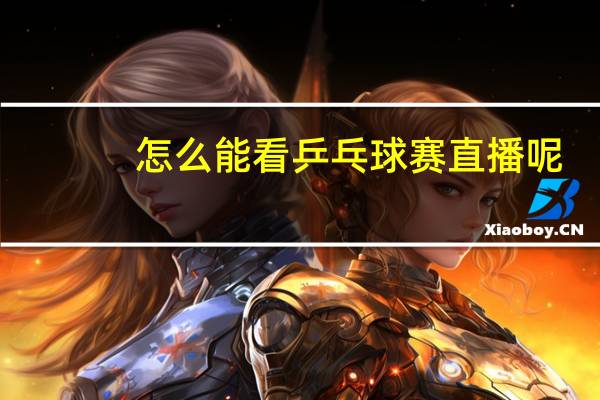怎么能看乒乓球赛直播呢