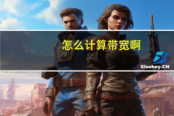 怎么计算带宽啊