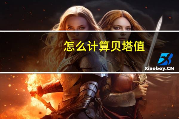 怎么计算贝塔值