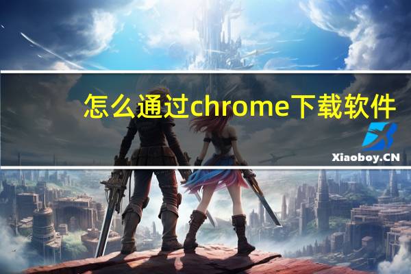 怎么通过chrome下载软件