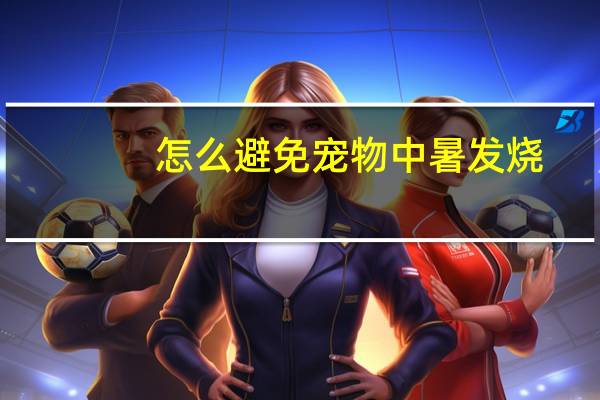 怎么避免宠物中暑发烧