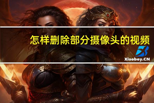 怎样删除部分摄像头的视频