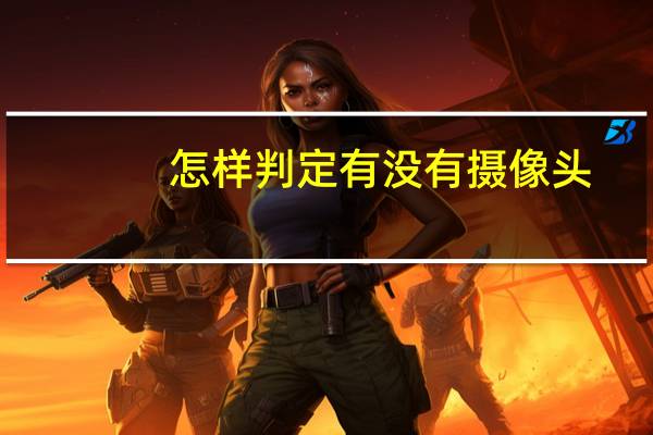 怎样判定有没有摄像头