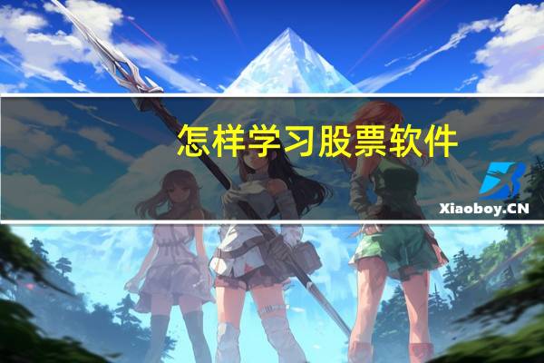 怎样学习股票软件