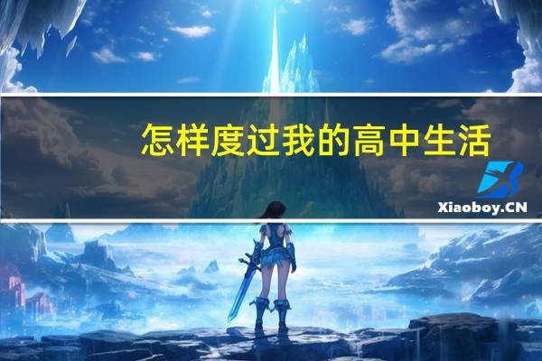 怎样度过我的高中生活