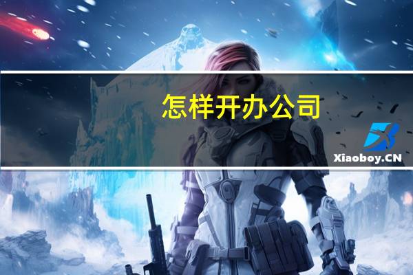 怎样开办公司