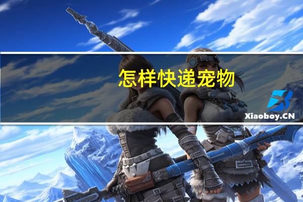 怎样快递宠物