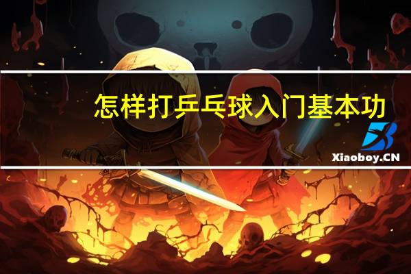 怎样打乒乓球入门基本功
