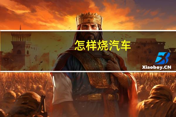 怎样烧汽车