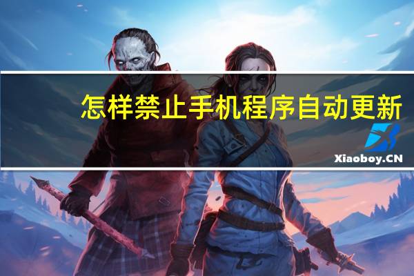 怎样禁止手机程序自动更新