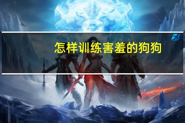 怎样训练害羞的狗狗