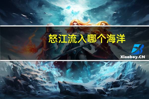 怒江流入哪个海洋