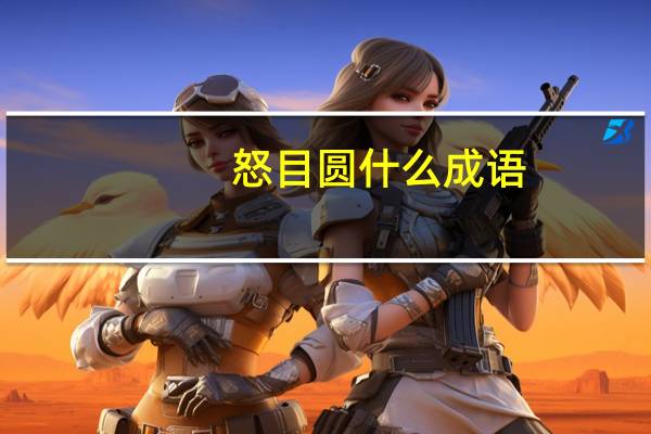 怒目圆什么成语