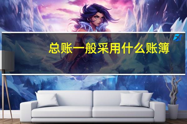 总账一般采用什么账簿