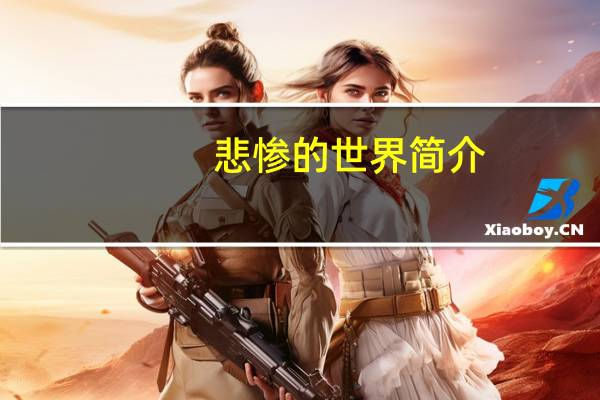 悲惨的世界简介