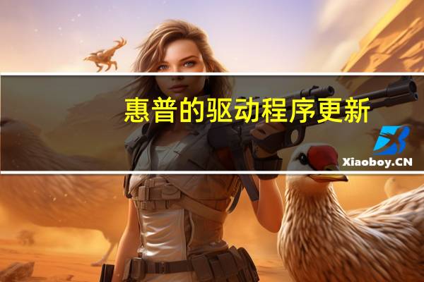 惠普的驱动程序更新