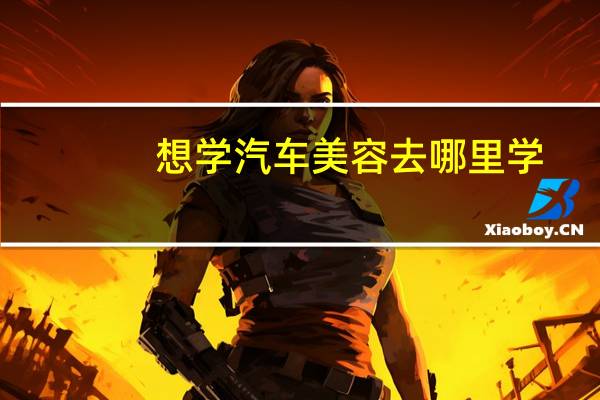 想学汽车美容去哪里学