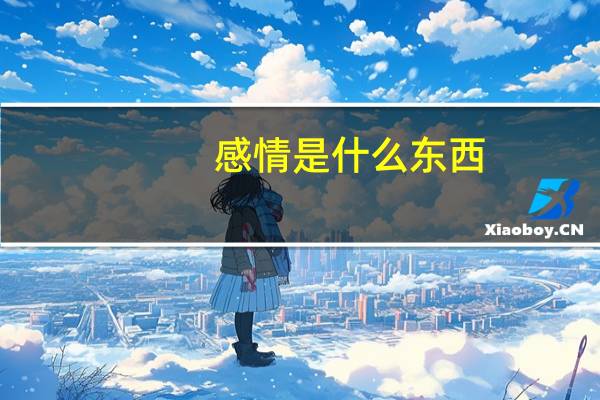 感情是什么东西
