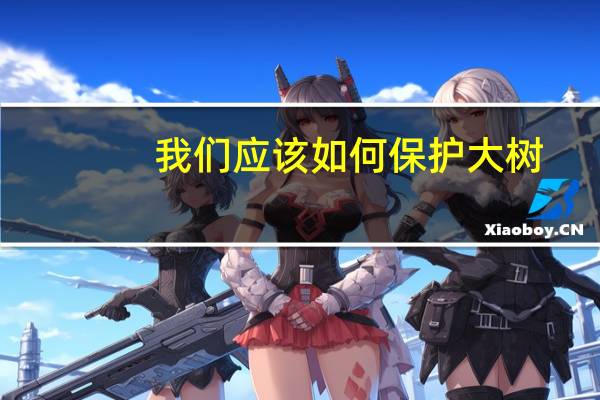 我们应该如何保护大树