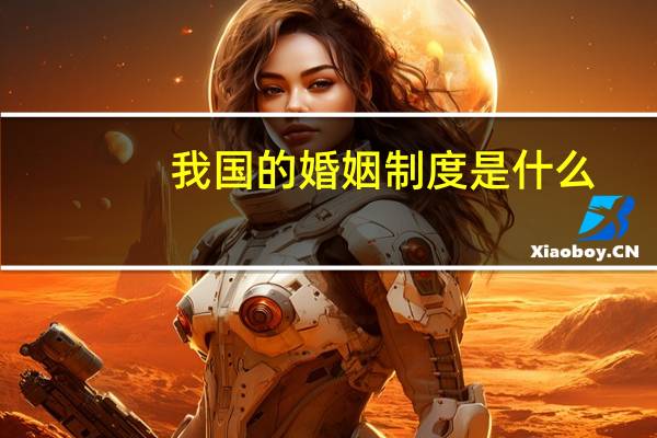 我国的婚姻制度是什么