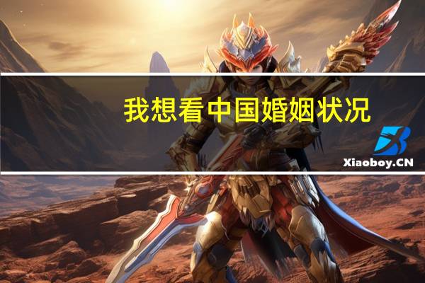 我想看中国婚姻状况
