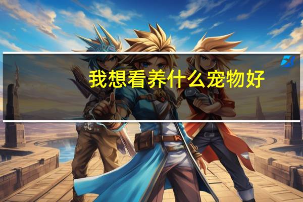 我想看养什么宠物好