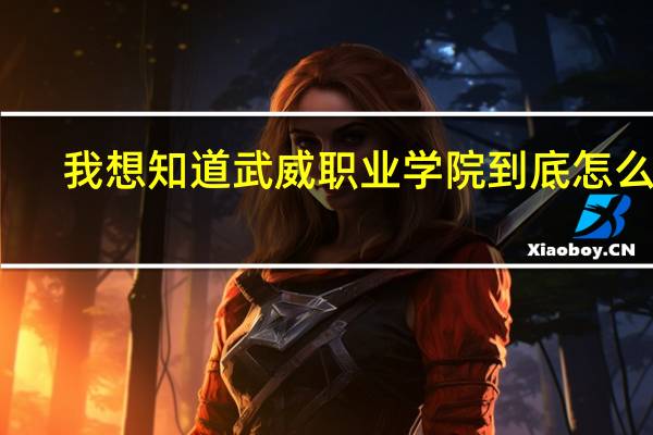 我想知道武威职业学院到底怎么样