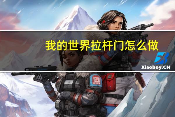 我的世界拉杆门怎么做