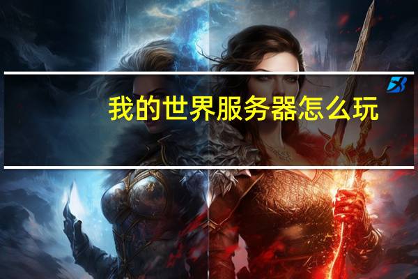 我的世界服务器怎么玩