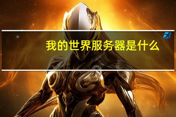 我的世界服务器是什么