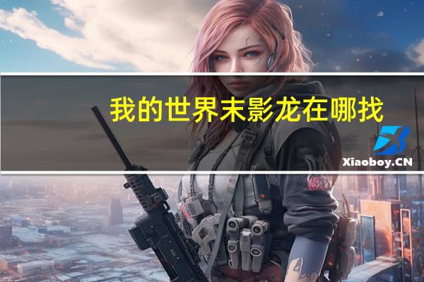 我的世界末影龙在哪找