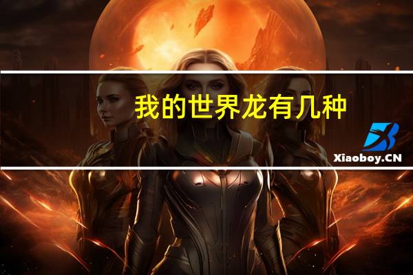 我的世界龙有几种