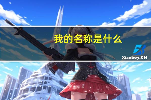 我的名称是什么