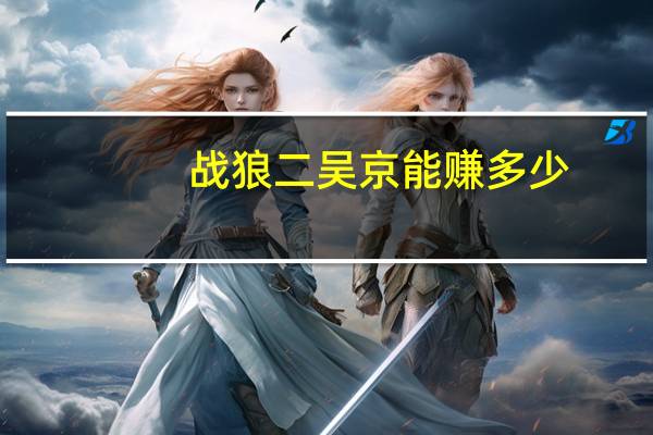 战狼二吴京能赚多少