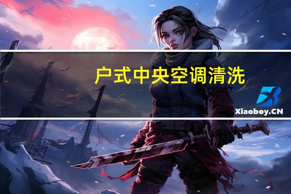 户式中央空调清洗