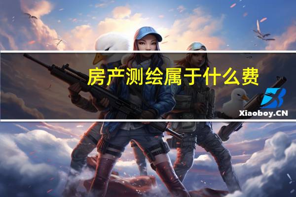 房产测绘属于什么费