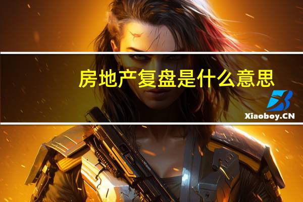 房地产复盘是什么意思