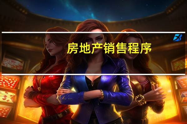 房地产销售程序