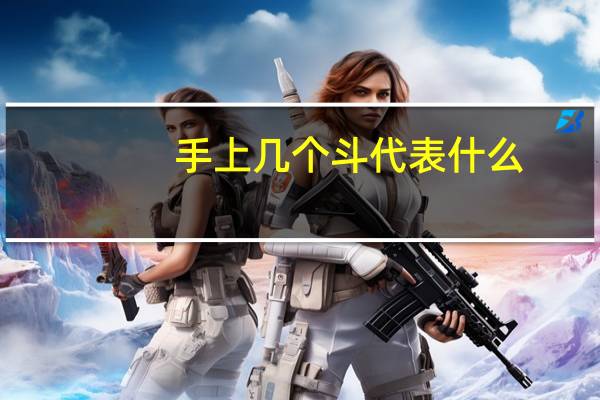 手上几个斗代表什么