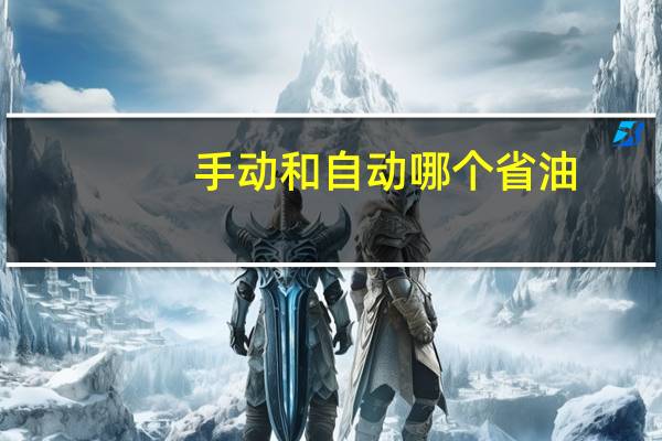 手动和自动哪个省油