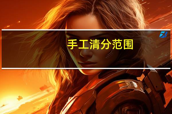 手工清分范围