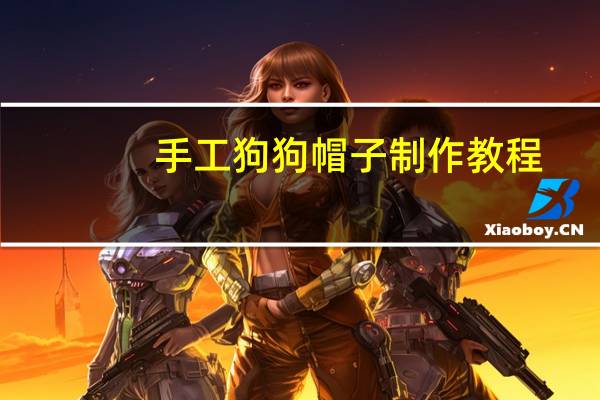 手工狗狗帽子制作教程