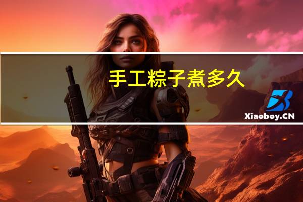 手工粽子煮多久