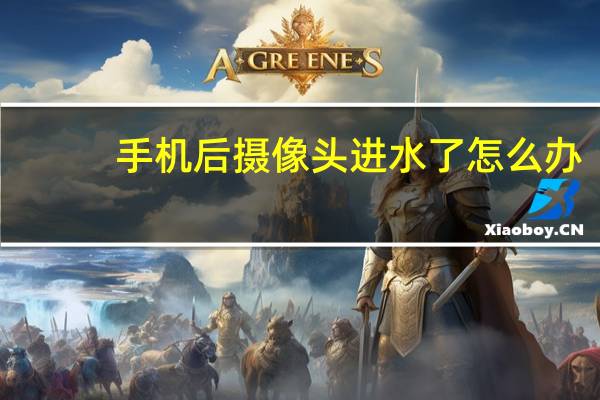 手机后摄像头进水了怎么办